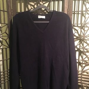 Vintage Men’s Cashmere Navy Sweater M